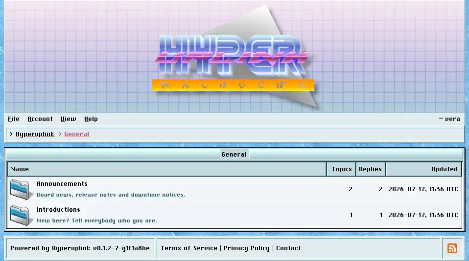 A category and its forums