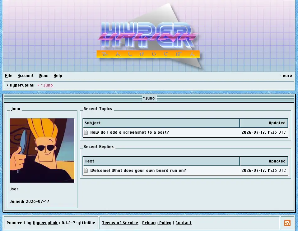 A user profile